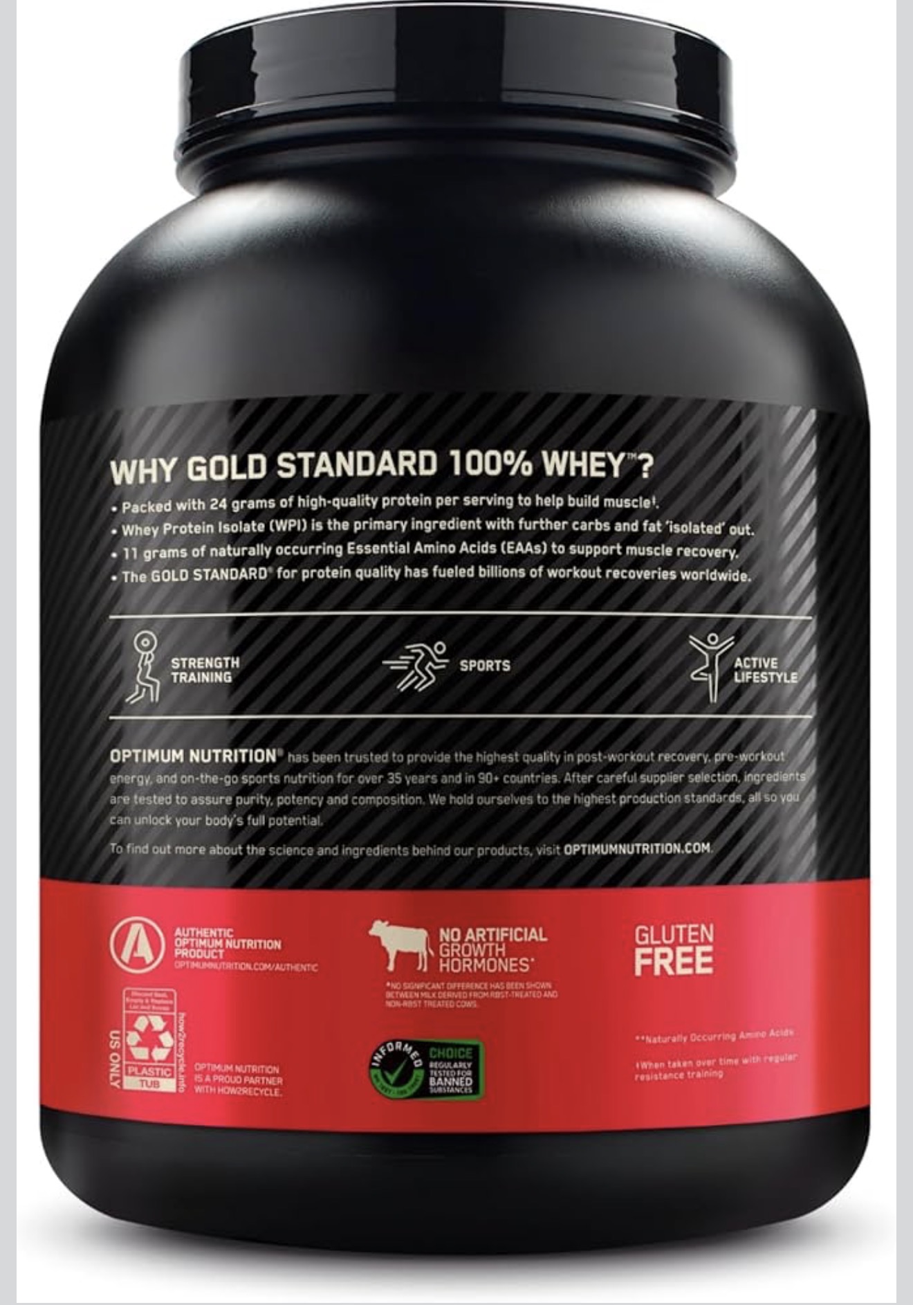 WHEY GOLD STANDAR 5 LIBRAS - Imagen 2