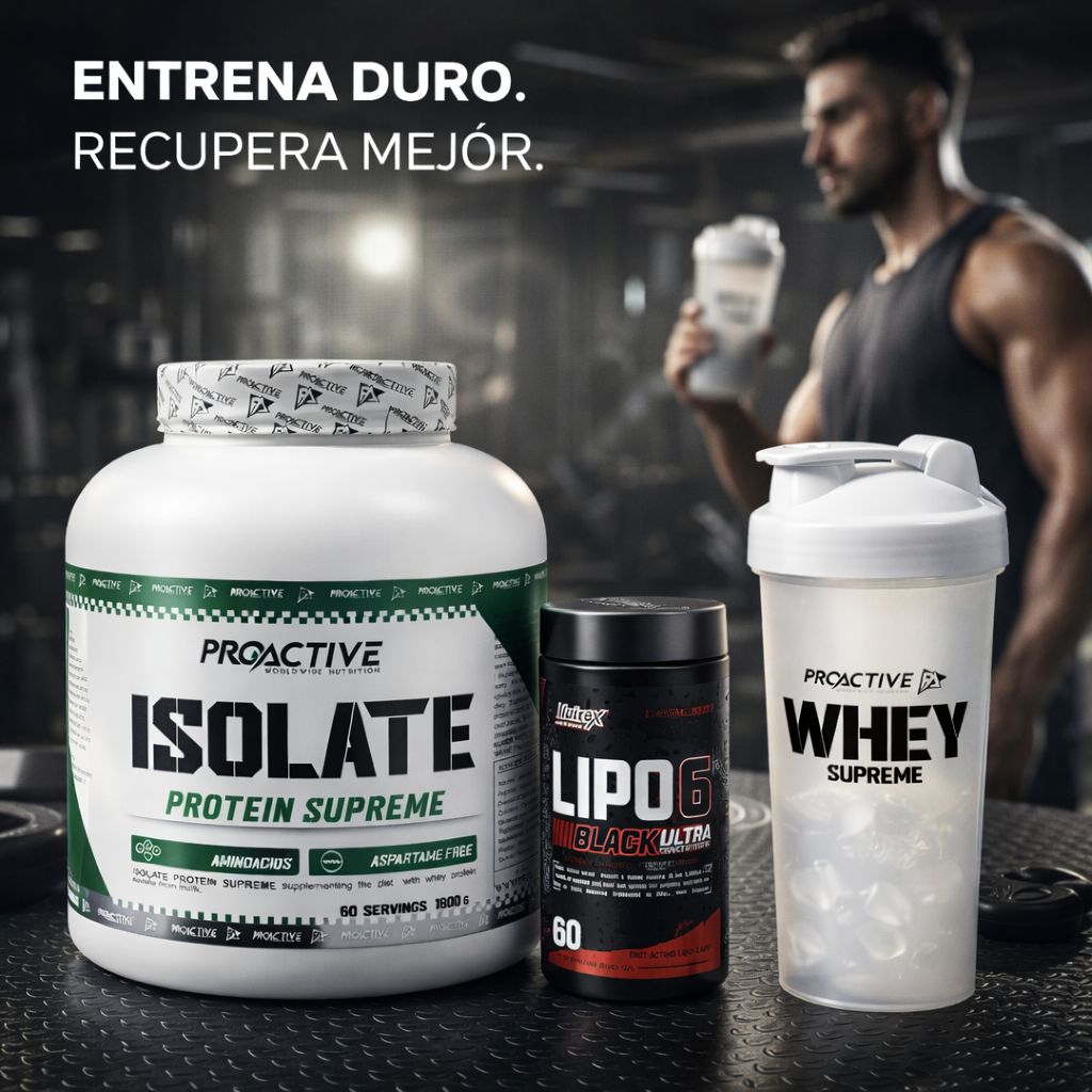 OFERTA ISOLATE SIN GRASA + QUEMADOR DE GRASA LIPO 6  - Imagen 1