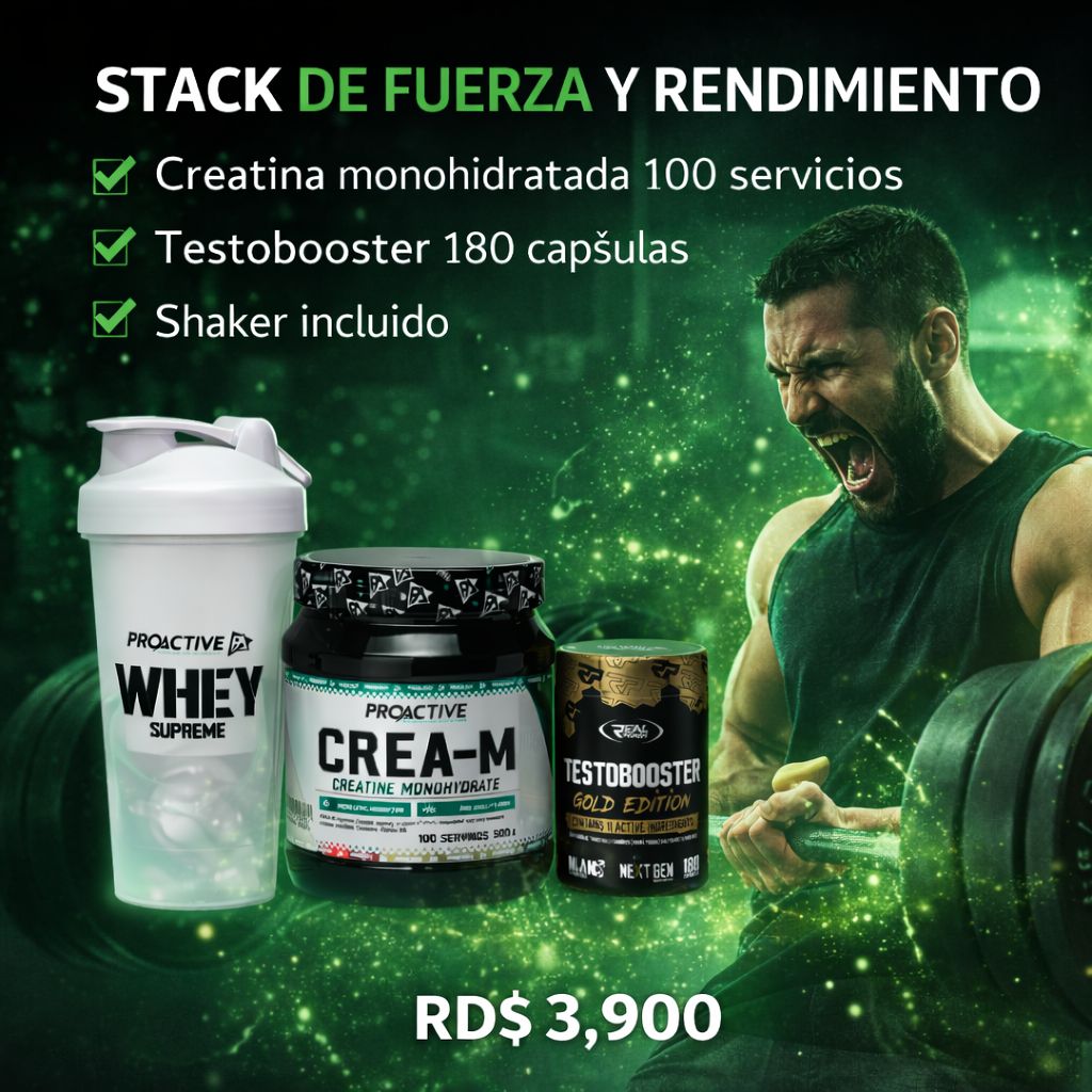 COMBO CREATINA MONOHIDRATADA 100 SERVICIOS + 180 PASTILLA DE TESTOBOOSTER - Imagen 2