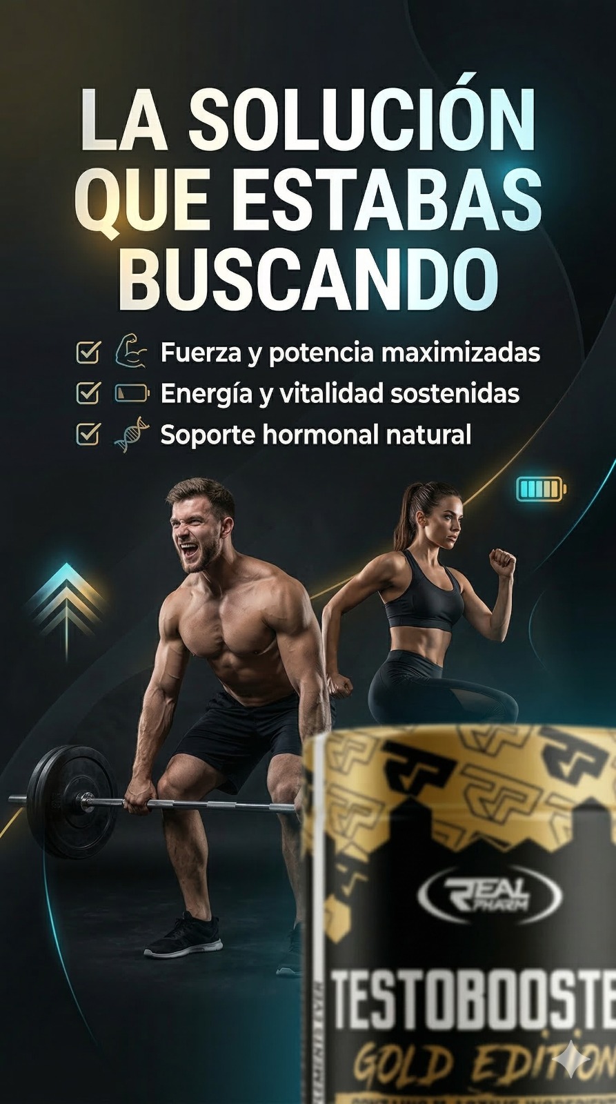 TESTOBOOSTER GOLD EDITION 180 CAPS - Imagen 2