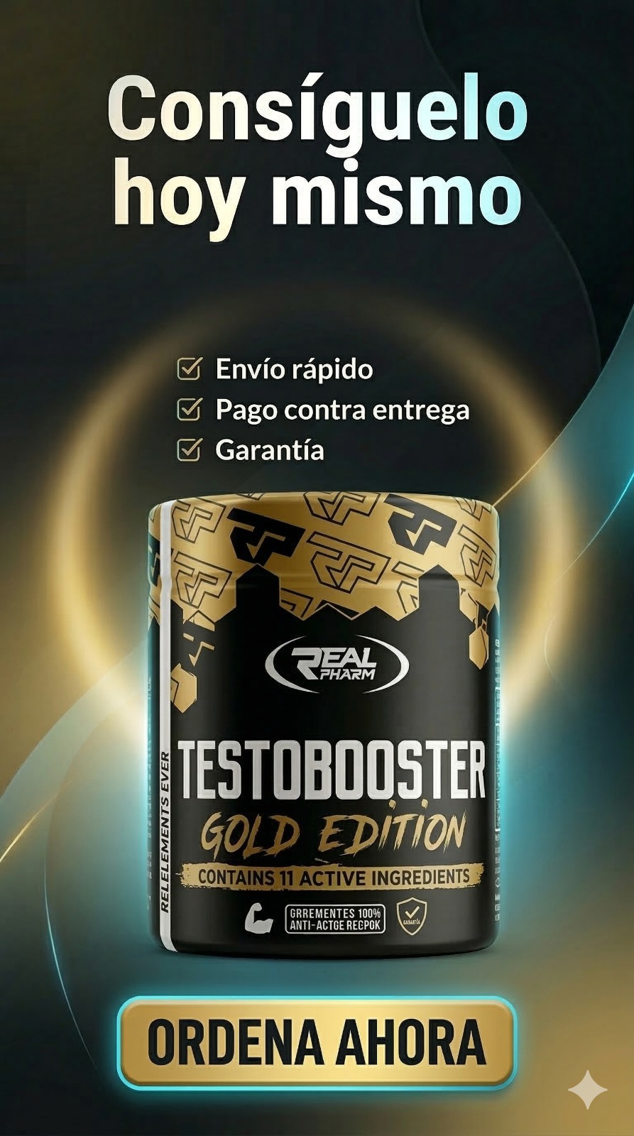 TESTOBOOSTER GOLD EDITION 180 CAPS - Imagen 3